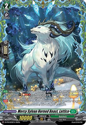 Mercy Sylvan Horned Beast, Lattice (D-PR/693EN) - D Promo Cards