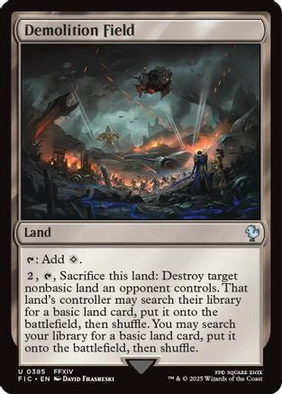Demolition Field (Surge Foil) (FIC-385) - Commander: FINAL FANTASY Foil