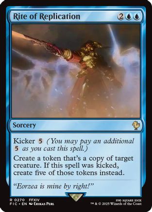 Rite of Replication (Surge Foil) (FIC-270) - Commander: FINAL FANTASY Foil