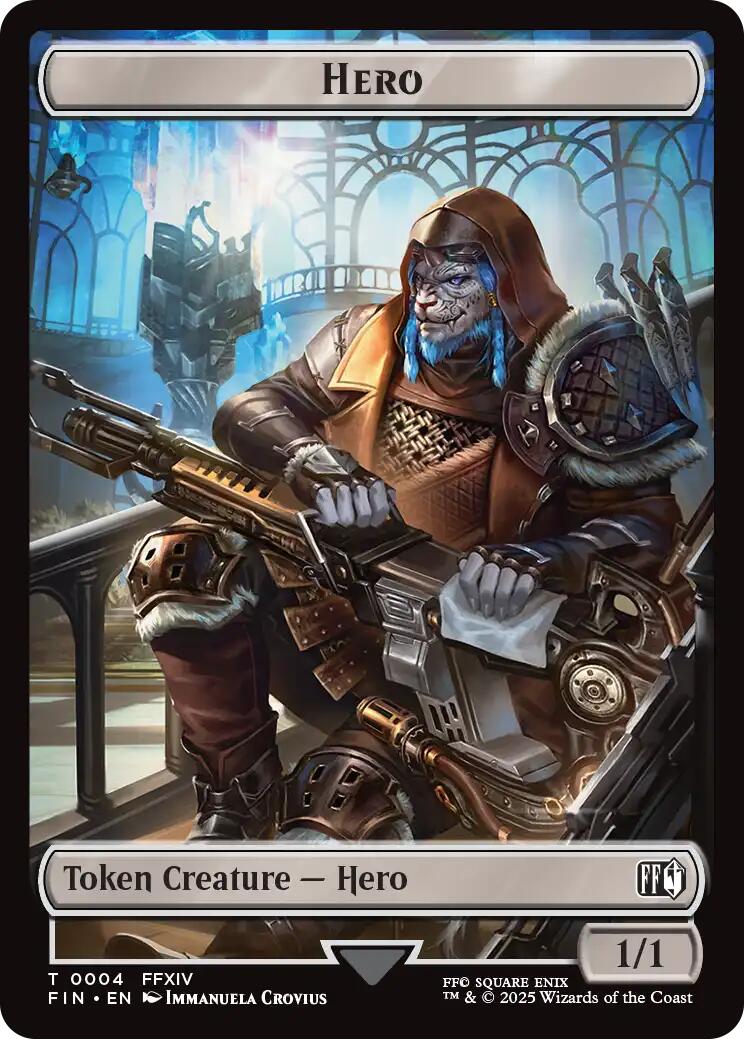 Hero (0004) // Food Double-Sided Token [FIN - 4 // 22]