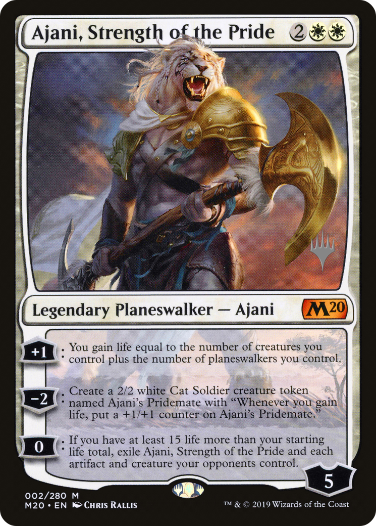 Ajani, Strength of the Pride (PPM20-002) - Core Set 2020 Promos