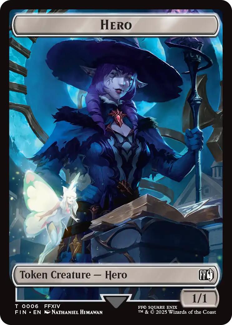 Hero (0006) // Treasure (0023) Double-Sided Token [FIN - 6 // 23]