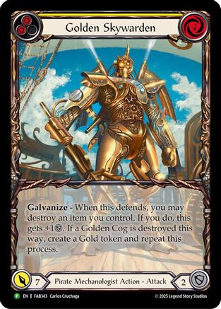 Golden Skywarden - FAB343 (FAB343) - Flesh and Blood: Promo Cards Rainbow Foil