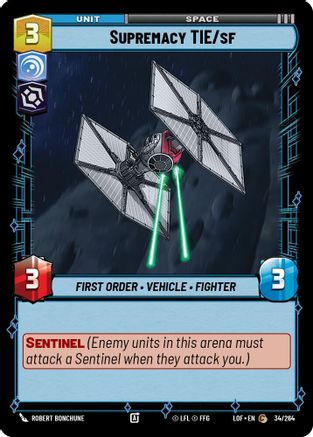 Supremacy TIE/sf [LOF - 034/264]