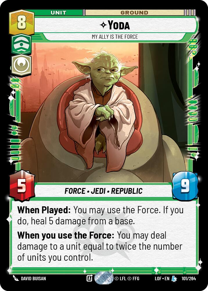 Yoda - My Ally is the Force [LOF - 101/264]