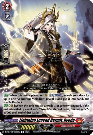 Lightning Legend Hermit, Ryodo (DZ-BT08/070EN) - DZ-BT08: Knights 0f Rebirth