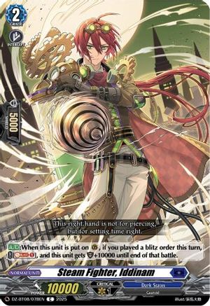 Steam Fighter, Iddinam (DZ-BT08/078EN) - DZ-BT08: Knights 0f Rebirth
