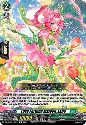 Love Fortune Maiden, Lalie (DZ-BT08/100EN) - DZ-BT08: Knights 0f Rebirth