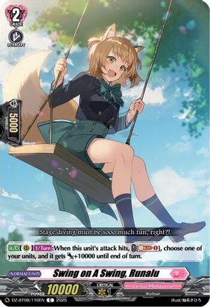 Swing on a Swing, Runalu (DZ-BT08/110EN) - DZ-BT08: Knights 0f Rebirth