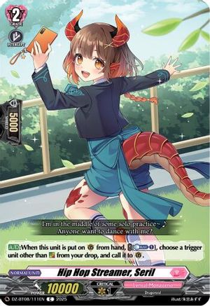Hip Hop Streamer, Serio (DZ-BT08/111EN) - DZ-BT08: Knights 0f Rebirth