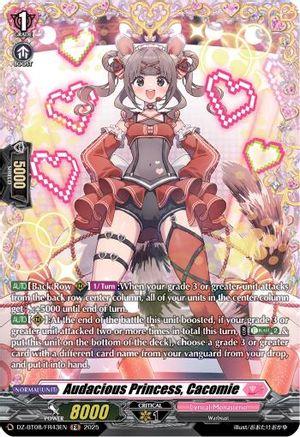 Audacious Princess, Cacomie (FR) (DZ-BT08/FR43EN) - DZ-BT08: Knights 0f Rebirth