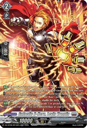 Galatic B-Hero, Levin Vrontia (SR) (DZ-BT08/SR18EN) - DZ-BT08: Knights 0f Rebirth