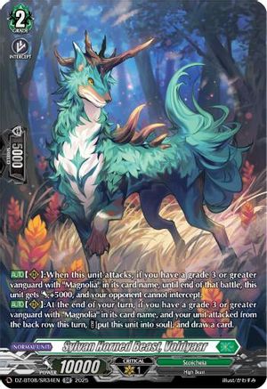 Sylvan Horned Beast,  Voldyaar (SR) [DZ-BT08 - DZ-BT08/SR34EN]