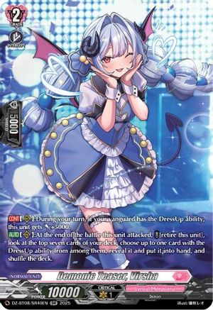 Demonic Teaser, Virsha (SR) (DZ-BT08/SR40EN) - DZ-BT08: Knights 0f Rebirth