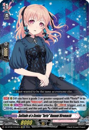 Solitude of a Genius "forte" Nanami Hiromachi (EXRRR) (DZ-BT08/EX03EN) - DZ-BT08: Knights 0f Rebirth