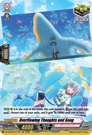 Overflowing Thoughts and Song [DZ-BT08 - DZ-BT08/EX17EN]