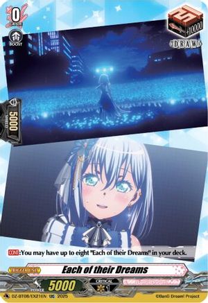 Each of their Dreams (DZ-BT08/EX21EN) - DZ-BT08: Knights 0f Rebirth