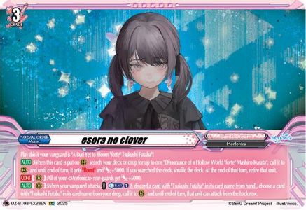 esora no clover (DZ-BT08/EX28EN) - DZ-BT08: Knights 0f Rebirth