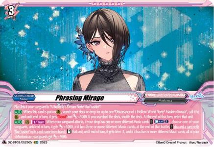 Phrasing Mirage (DZ-BT08/EX29EN) - DZ-BT08: Knights 0f Rebirth