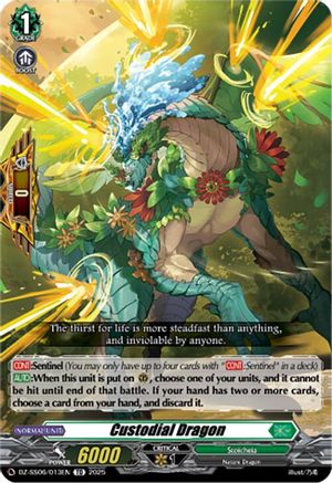 Custodial Dragon (DZ-SS06/013EN) - DZ-SS06: Master Deckset -Urara Haneyama-
