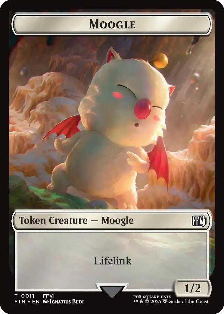 Moogle (0011) // Copy (0001) Double-Sided Token [FIN - 11 // 1]
