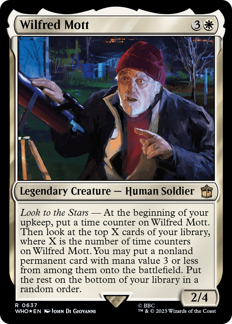 Wilfred Mott (Surge Foil) (WHO-637) - Doctor Who Foil