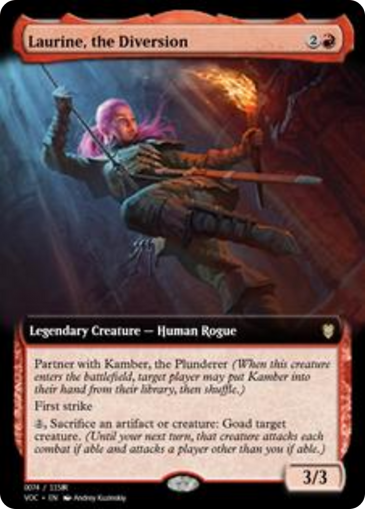 Laurine, the Diversion (PRM-95387) - Magic Online Promos Foil