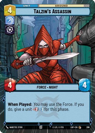 Talzin's Assassin (Hyperspace) [LOF - 299]