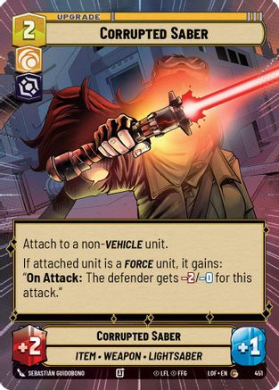 Corrupted Saber (Hyperspace) [LOF - 451]