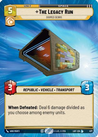 The Legacy Run - Doomed Debris (Hyperspace) [LOF - 477]