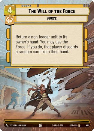 The Will of the Force (Hyperspace) [LOF - 491]