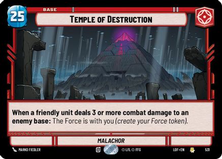 Temple of Destruction (Foil) [LOF - 531]