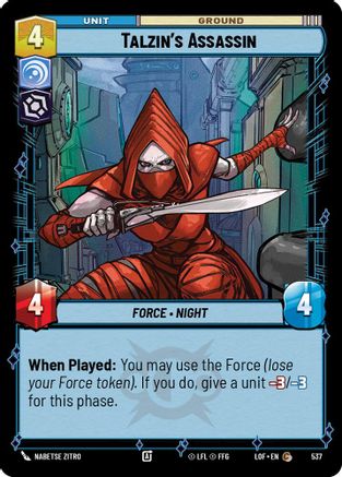Talzin's Assassin (Foil) [LOF - 537]