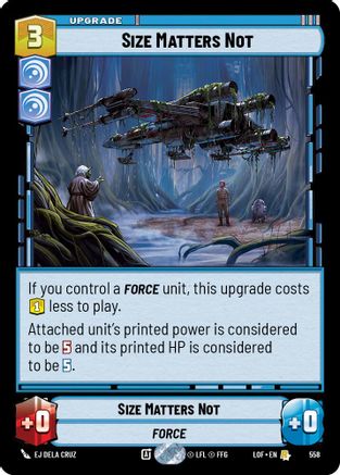 Size Matters Not (Foil) [LOF - 558]