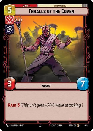 Thralls of the Coven (Foil) [LOF - 638]