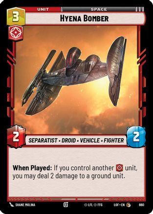 Hyena Bomber (Foil) [LOF - 660]