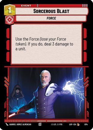 Sorcerous Blast (Foil) [LOF - 674]