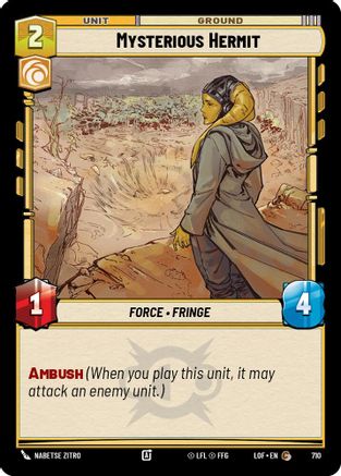 Mysterious Hermit (Foil) [LOF - 710]