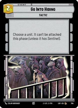 Go Into Hiding (Foil) [LOF - 764]