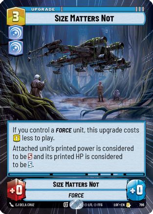 Size Matters Not (Hyperspace Foil) [LOF - 796]