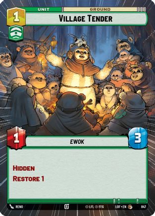 Village Tender (Hyperspace Foil) [LOF - 847]