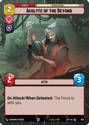 Acolyte of the Beyond (Hyperspace Foil) [LOF - 869]