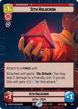 Sith Holocron (Hyperspace Foil) [LOF - 878]