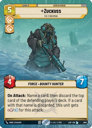 Zuckuss - The Findsman (Hyperspace Foil) [LOF - 944]