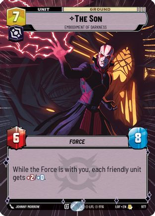 The Son - Embodiment of Darkness (Hyperspace Foil) [LOF - 977]