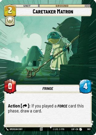 Caretaker Matron (Hyperspace Foil) [LOF - 983]
