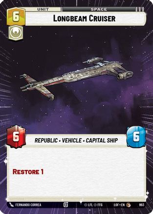 Longbeam Cruiser (Hyperspace Foil) [LOF - 993]