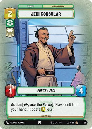 Jedi Consular (Foil) (25) - Legends of the Force  Weekly Play Promos Foil