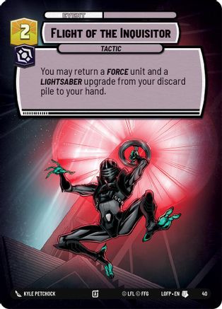 Flight of the Inquisitor (Foil) (40) - Legends of the Force  Weekly Play Promos Foil