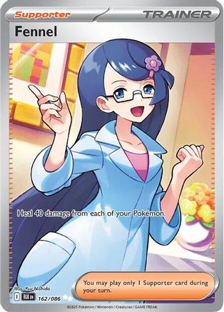 Fennel 162/086  - Holofoil SV Black Bolt - Ultra Rare